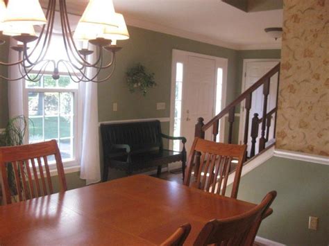 The walls, rug and sofa cover the room with a sage hue that makes the whole space feel relaxing. Dining Room. Terrific Classic Dining Room Design With Sage ...