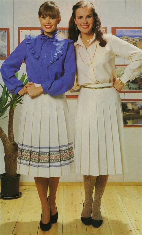Two Virtuous Christian Women In Nice Blouses And Pleated S Flickr