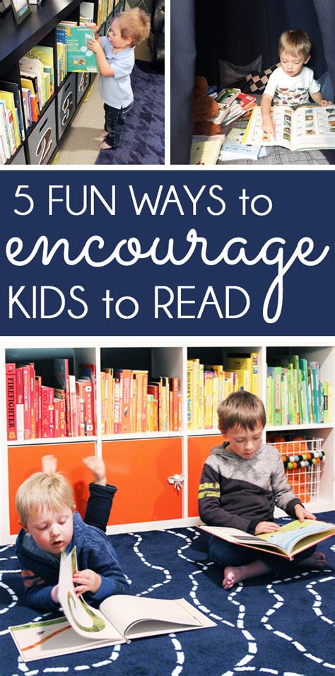 Fun Ways To Encourage Kids To Read Blue I Style Creating An