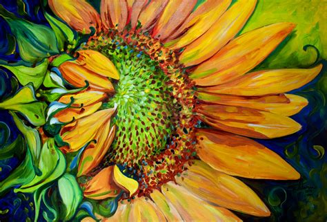 Daily Painters Marketplace Original Oil Painting ~ Sunflower ~ Artist