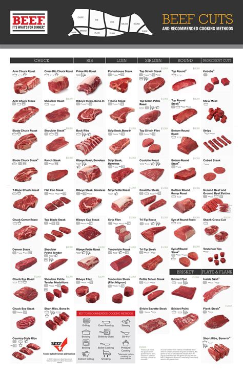 Angus Beef Chart Butcher Cuts Of Meat Beef Poster
