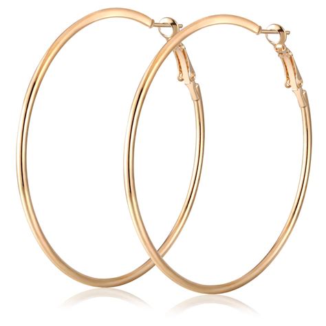 Big Hoop Earring For Women Jewelry Gold Color Bohemian Statement Punk