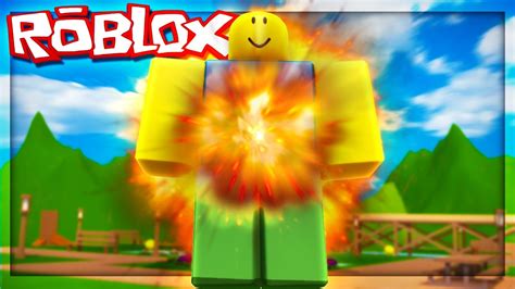 Roblox Adventures Explode A Giant Roblox Noob Destroy The Giant Noob Youtube