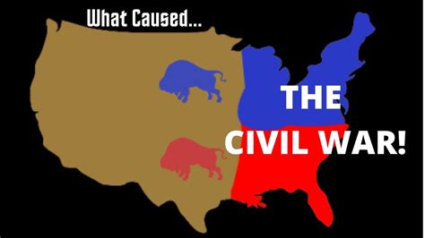 Division Between The North And South That Caused Civil War Youtube