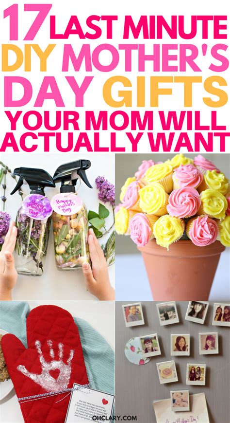 17 DIY Mothers Day Crafts Easy Handmade Mothers Day Gifts Easy