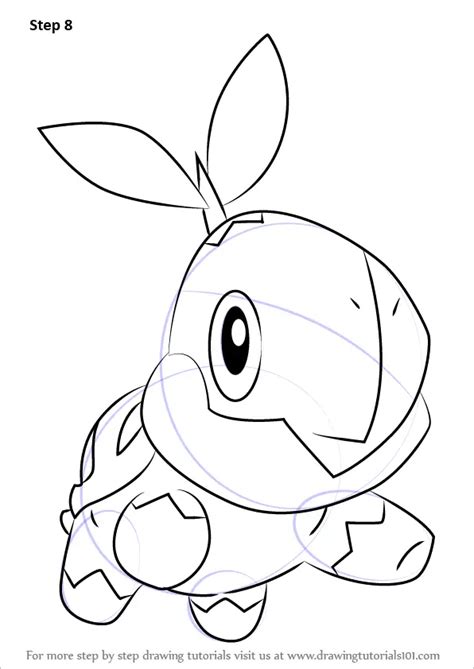Learn Turtwig From Pokemon Pokemon Step By Step Drawing Tutorials