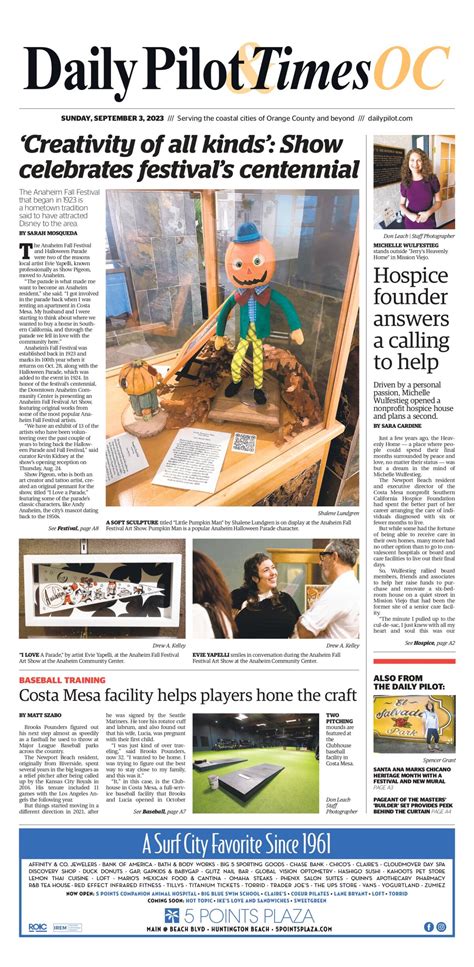 Daily Pilot e-newspaper: Sunday, Sept. 3, 2023 - Los Angeles Times