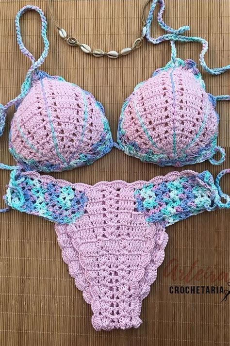 Crochet Bikini Pattern Beach Free Crochet Swimwear Pattern Design