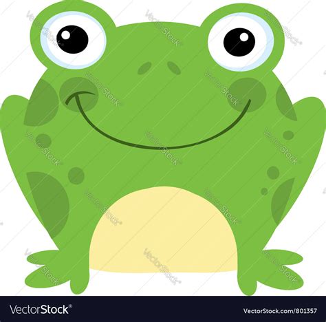 Smiling Frog Royalty Free Vector Image Vectorstock