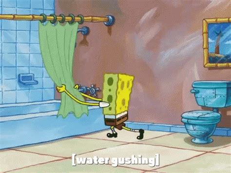 Spongebob Water Gushing Gif Spongebob Water Gushing Discover Share Gifs