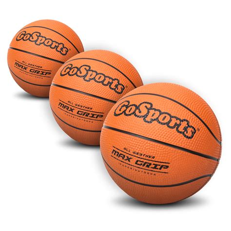 Gosports 5 Mini Basketball 3 Pack With Premium Pump Perfect For Mini