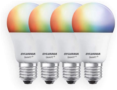 Sylvania Smart Wi Fi Full Color Dimmable A19 Led Light Bulb Cri 90
