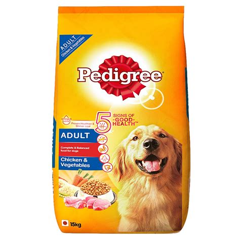 Ratings, based on 3258 reviews. Pedigree Adult Dry Dog Food, Chicken & Vegetables, 15kg ...