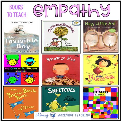 Teaching Empathy And Kindness A Book List Whimsy Workshop Teaching