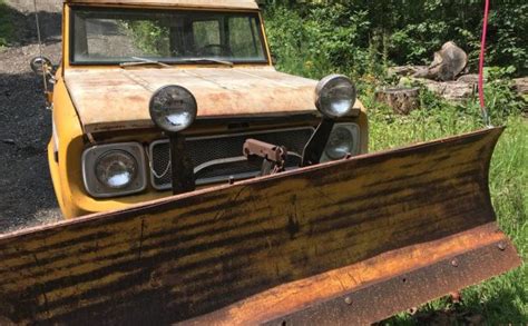Rare Factory Snow Plow 1971 Ih Scout Sno Star Edition
