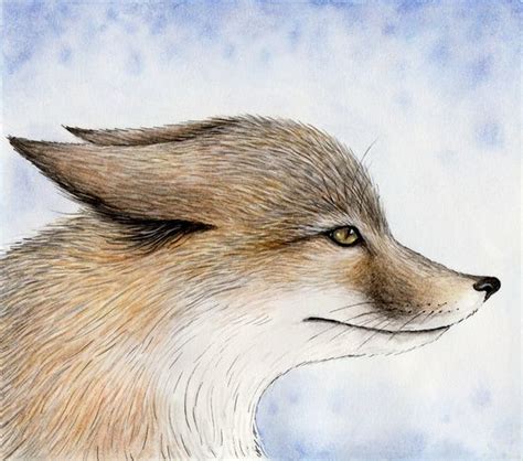 Swift Fox Art Print By Mariya Olshevska Society6 Swift Fox Fox Art
