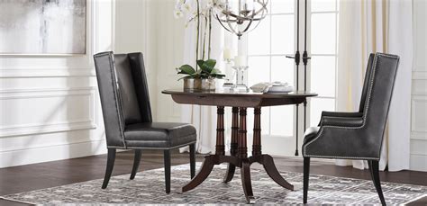 Hansen Round Pedestal Dining Table Newport Ethan Allen