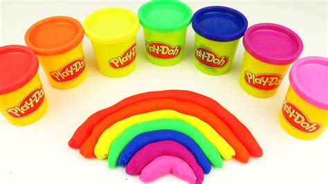 How To Make Colors Play Doh Rainbow Play Dough Easy Diy Learn Colors