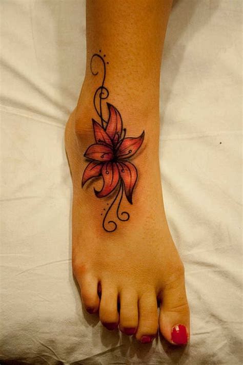 50 Elegant Foot Tattoo Designs For Women For Creative Juice