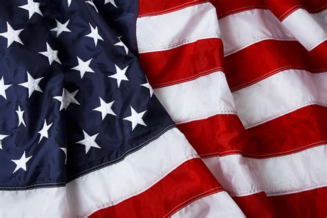 American Flag Background Shot And Lit In Studio The Observation Deck