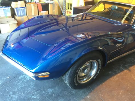 Seller Of Classic Cars 1971 Chevrolet Corvette Bridgehampton Blueblack