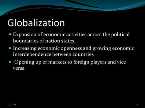 Globalization In India