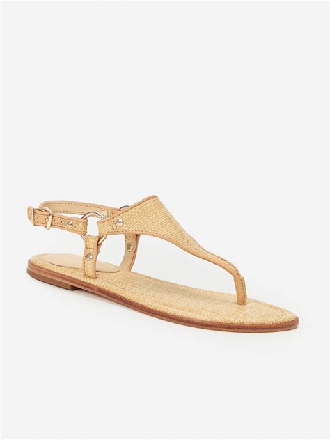Beachwood Solid Nolita Leather Sandals | Women's Shoes | J.McLaughlin