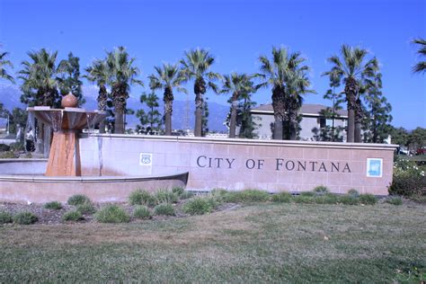 City of Fontana sign in Fontana California Photo by www.pdmfilmstudios