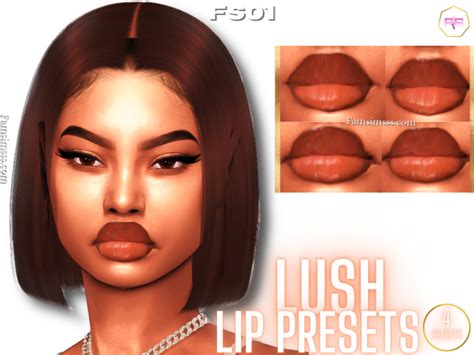 Kamilah ️ Lush Lips Sims 4 Cc Makeup Sims 4 Body Mods