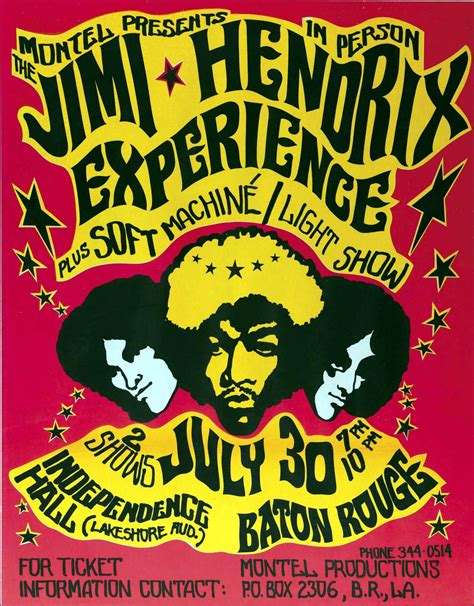 Jimi Hendrix Experience Poster By Mark Rogan Artofit