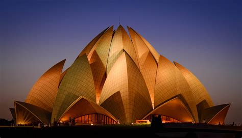 Fond Décran Inde Temple Delhi Architecture Moderne Lotustemple
