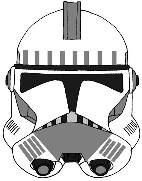 Clone Trooper Helmet Outline New Concept