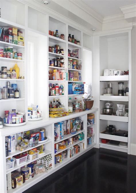Open Kitchen Pantry Shelving Interior And Exterior Doors Pantry Room