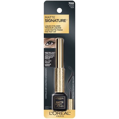 Loreal Paris Matte Signature Liquid Dip Eyeliner Waterproof Black