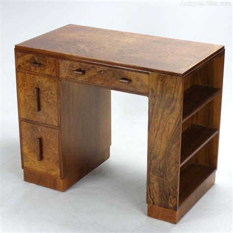 Art Deco Desk In Walnut Art Deco Desk Art Deco Furniture Unusual