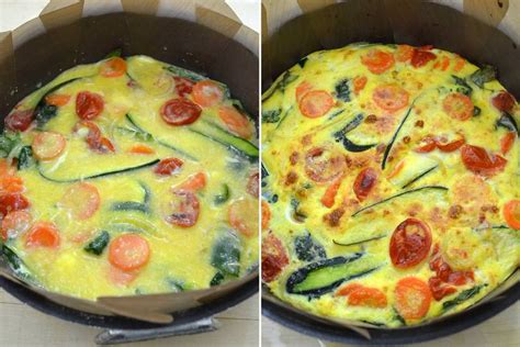 Cuocete in forno preriscaldato a 200° per circa 15 minuti. » Frittata di verdure al forno - Ricetta Frittata di ...