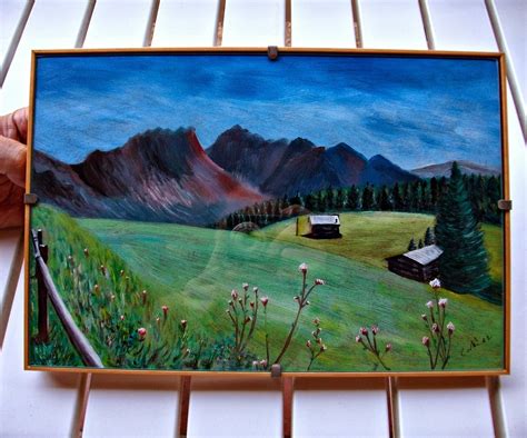 Paintings Quadro Paesaggio Di Montagna