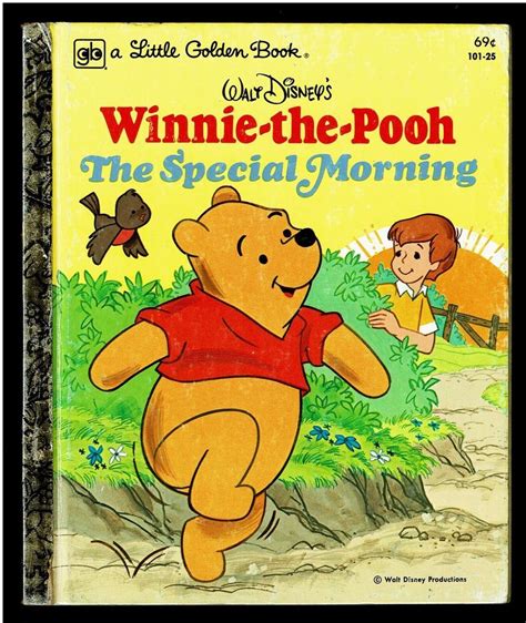 WINNIE THE POOH THE SPECIAL MORNING ~ Little Golden Book 1st Edition