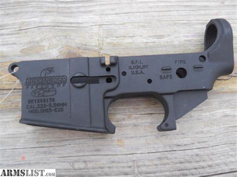 Armslist For Sale Bushmaster Xm 15 Stripped Lower Receiver