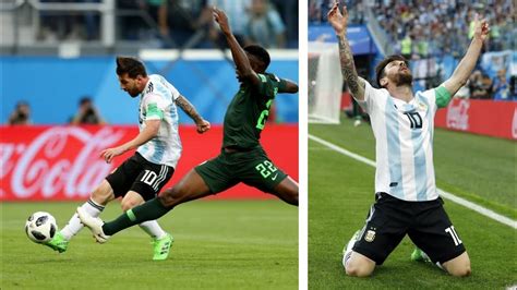 leo messi goal vs nigeria fifa world cup 2018 groupstage youtube