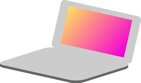 Onlinelabels Clip Art Laptop Simple Icon