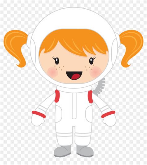 Big Image Girl Astronaut Clip Art Free Transparent Png Clipart