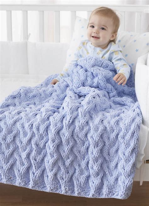 Make a family heirloom with our free baby blanket knitting patterns available for all abilities. 15 Cable Knit Baby Blanket Patterns - The Funky Stitch