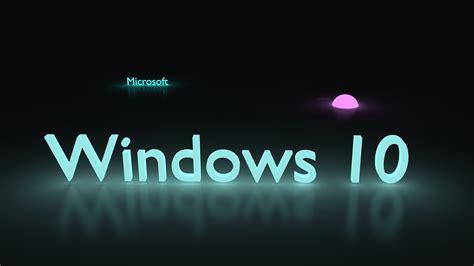 Windows 10 Glowing Blue