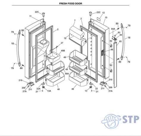 Stp Appliances Diagramas De Fghb2844lfe Refrigerador Frigidaire