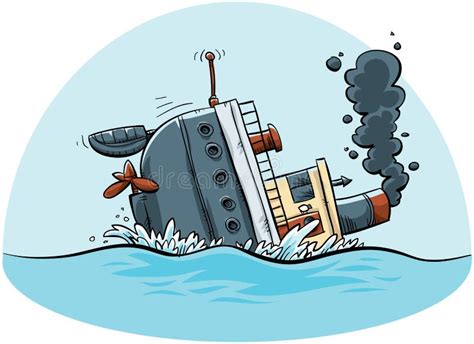 Sinking Ship Stock Illustrations 2254 Sinking Ship Stock