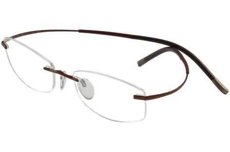 Silhouette Eyeglasses Titan Minimal Art Icon Chassis 7581 Rimless Optical Frame Eyespecs Com