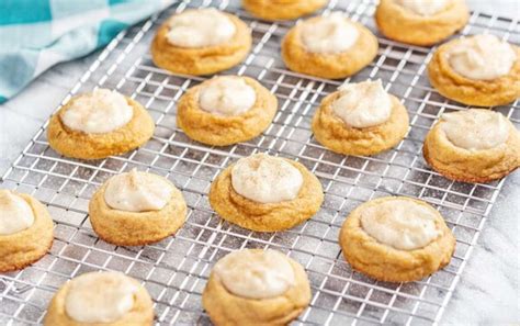 Pumpkin Cheesecake Thumbprint Cookies A Fun Festive Fall Cookie