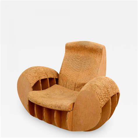 Frank Gehry - Cardboard Rocker Easy Edges Attributed to ...