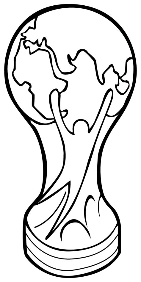 World Cup Trophy Coloring Page Free Printable Coloring Pages For Kids